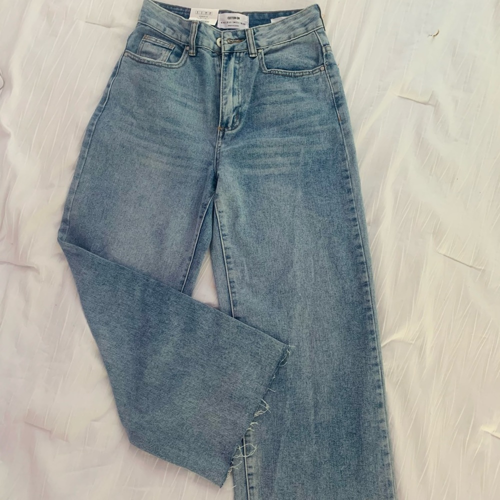 wide leg cropped jeans